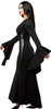 Rubie's Women's Morticia Addams Costume Black Dress Wednesday Series LARGE 12-14