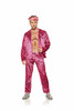 Seeing Red Pink Leopard Rockstar Men's Adult Halloween Costume LARGE/X-LARGE