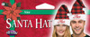 Santa Hat Nice Red & Black Buffalo Plaid Adult Christmas Costume Accessory