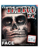 Tinsley Transfers Skull Temporary Face Tattoos Skeleton Halloween FX Makeup