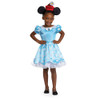 Disney Vintage Minnie Mouse Costume Blue Polka Dot Dress Toddler Girls 2T