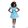 Disney Deluxe Vintage Minnie Mouse Blue Dress Adult Women's Costume SMALL 4-6