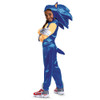 Licensed Sega Sonic Prime New Yoke City Deluxe Kids Costume Hooded Jumpsuit 7-8