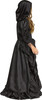 Wicked Evil Queen Black Gothic Gown Child Halloween Costume Girls LARGE 12-14