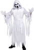 Banshee Phantom White Hooded Robe Mask Halloween Costume Adult Men's One Size
