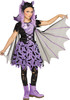 Fun World Batwing Beauty Purple & Black Child Halloween Costume Girls MED 8-10