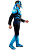 Rubies Deluxe Blue Beetle Superhero Muscle Adult Halloween Costume XL 40-42