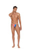 Elegant Moments Men's G-String Pouch w/ T Back Sexy Stars & Stripes USA One Size