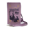 The Moon Child Purple Book Clutch Bag in Vinyl Shoulder Purse