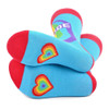 Men's Pride Rainbow Heart Fun Novelty Crew Socks Sock Size 10-13