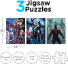 Aquarius Licensed Marvel 500 Piece Jigsaw Puzzles Set Of 3 Puzzles