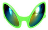 Elope Close Encounter Alien Glasses Green/Purple-Gold