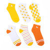 Women's Assorted Low-Cut Duck 6 Pre-Pack Socks Size 9-11
