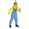 Licensed Minions Kevin Child Costume Despicable Me Hooded Jumpsuit SM 4-6