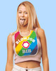 Blow Job Party Bib Oral Neck Napkin Bachelorette Funny Gag Gift Naughty Rainbow