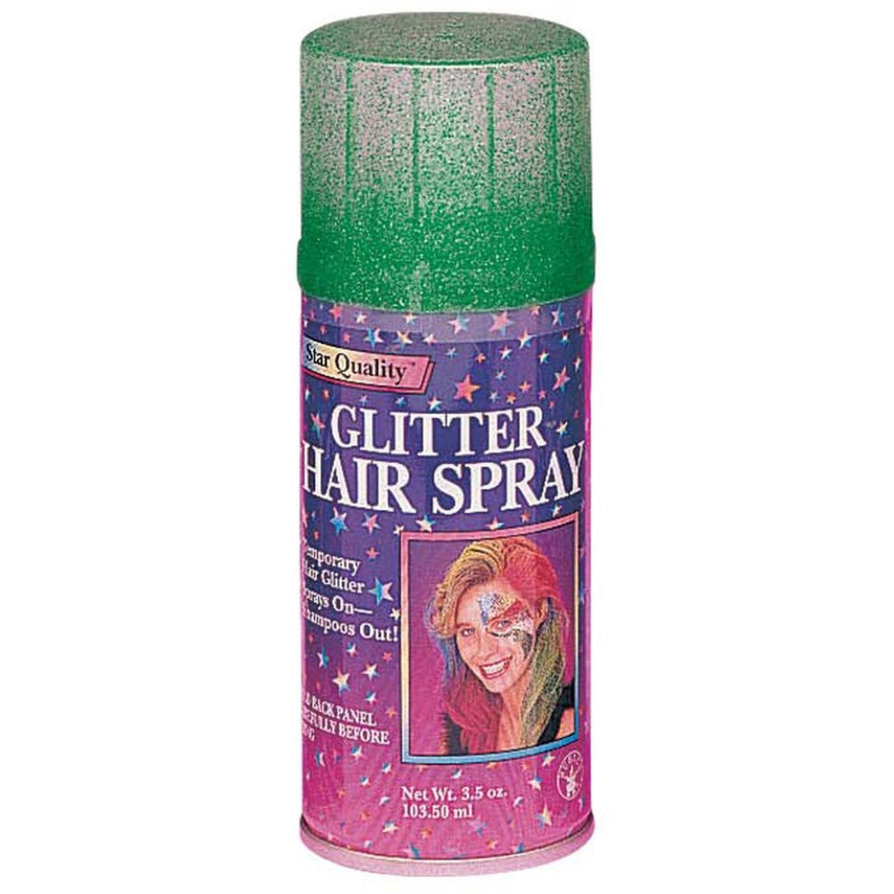 Bright Color Hair Spray Glitter Green Temporary Hair Color Make-Up