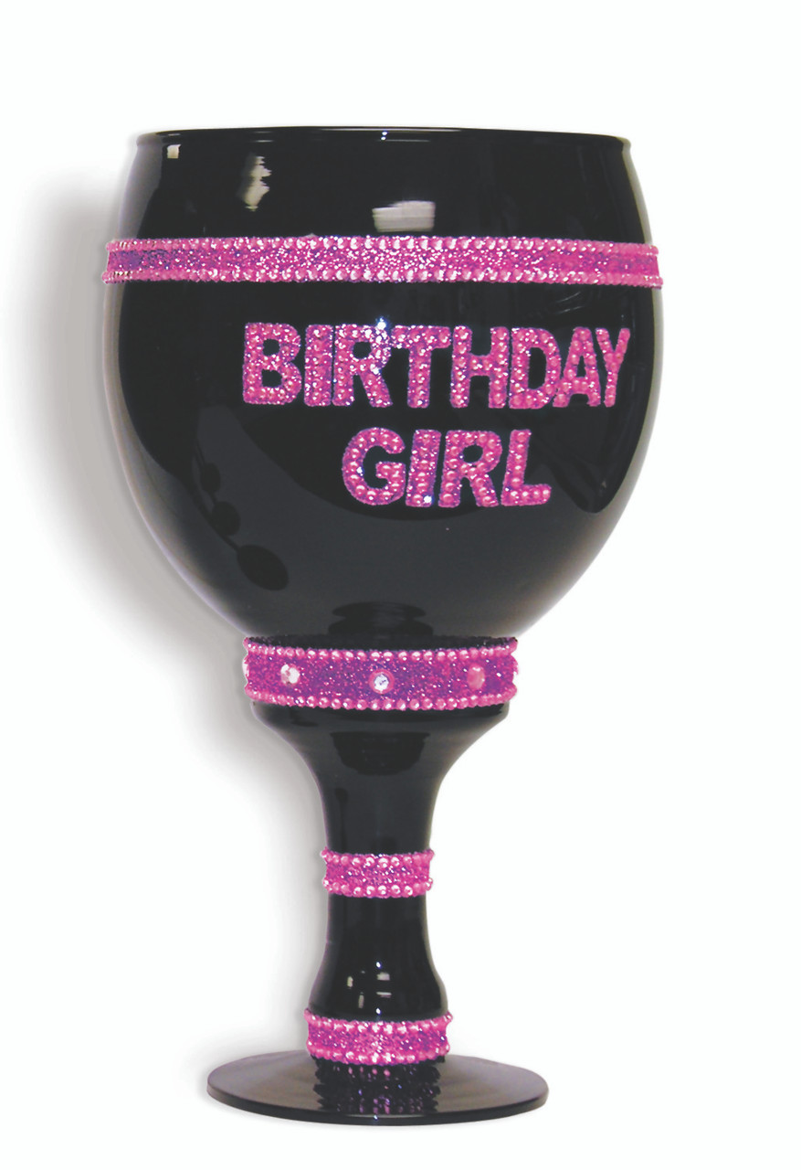 Birthday Girl Wine Glass