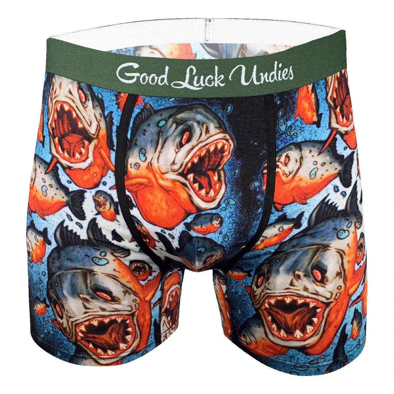 Good Luck Undies Rocket Launch Boxer Brief Underwear No Chafe Anti Roll  Band MD