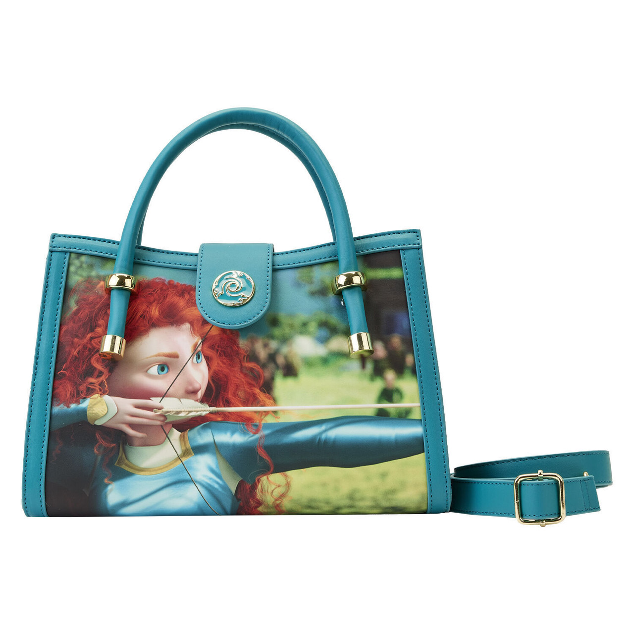 Loungefly Beauty and the Beast Princess Scenes Crossbody Bag