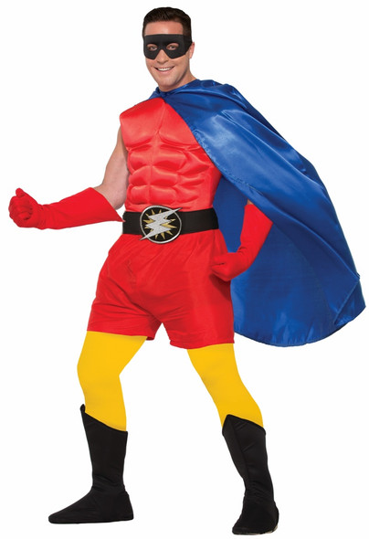 Adult Super Hero Costume Cape Men Women Halloween Villain Magician Phantom