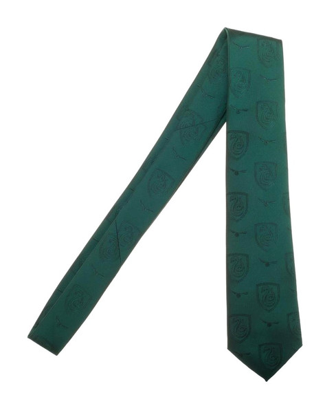 Harry Potter Licensed Slytherin House Mono Neck Tie Halloween Costume Accessory