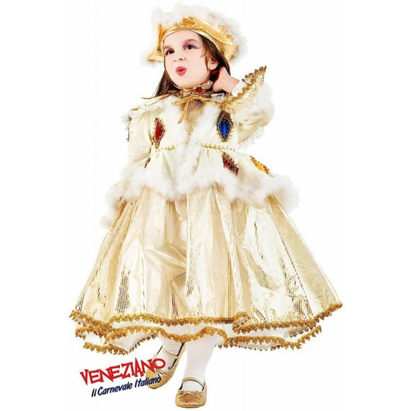 Deluxe Velvet Harlequin Girls Costume Venetian Juliet Princess Fancy Dress Sz 4