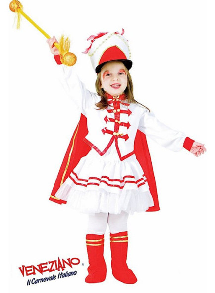 Deluxe Drum Majorette Marching Band Uniform Costume Girls Toddler Child SZ 5