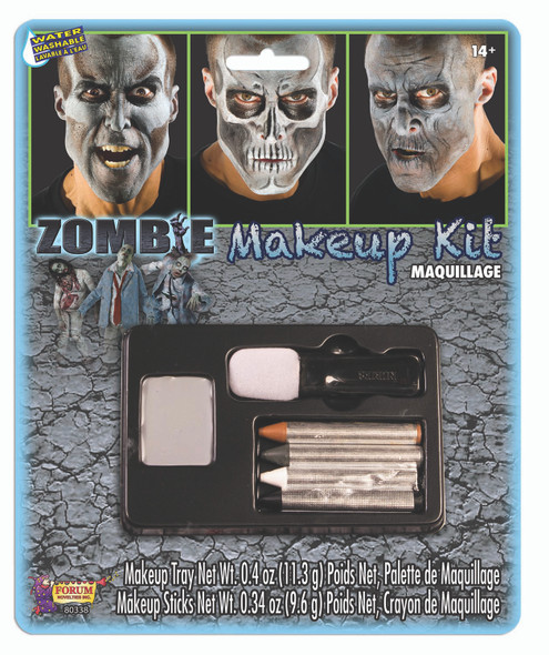 Zombie Makeup Kit Walking Dead Grease & Sticks Halloween Costume Accessory