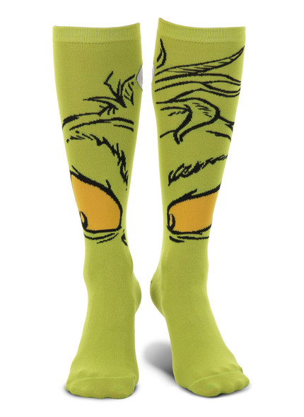 The Grinch Knee High Costume Socks