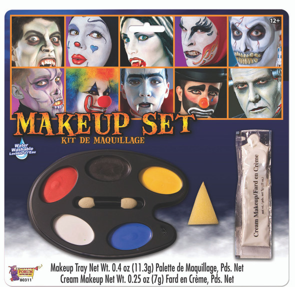 Face Paint Makeup Kit Child Adult Halloween Costume Accessories Water Washable