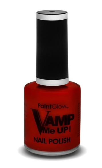 Paint Glow Vamp It Up Nail Polish Make-up Halloween Gothic 12ml Bloody Red