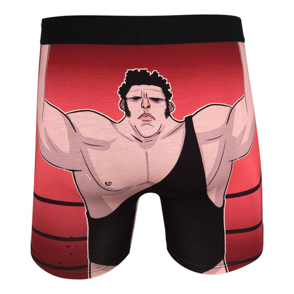 Good Luck Undies Andre The Giant Cartoon Boxer Briefs No Chafe Anti Roll MD