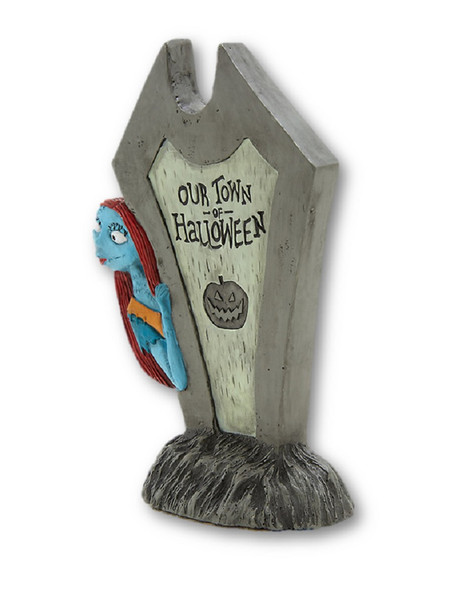 Nightmare Before Christmas Sally 7" Mini Tombstone Our Town Of Halloween Decor