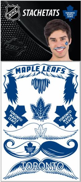 Stachetats NHL Toronto Maple Leafs Temporary Face Tattoos Hockey Sports Fan