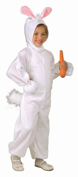 Easter Rabbit Costume Child Animal Bunny Tails Hood Girl's Boys Kids Toddler 2-4