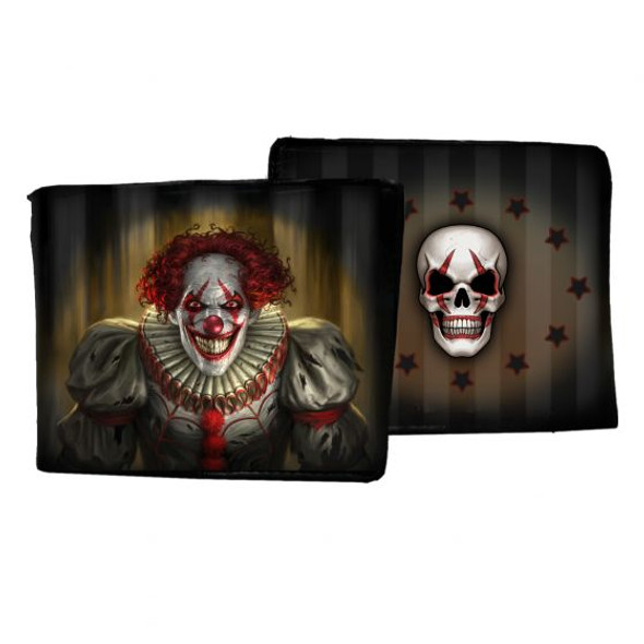 Nemesis Evil Clown Vinyl Bi-fold Wallet Scary Horror