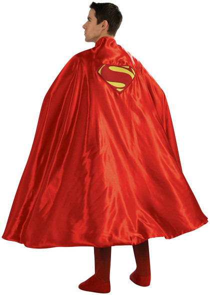 Deluxe Batman vs Superman Adult Red Superman Costume Cape Dawn of Justice Mens