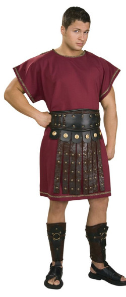 Men's Adult Brown Gladiator Tunic Greek Roman Spartan Costume Accessory Std