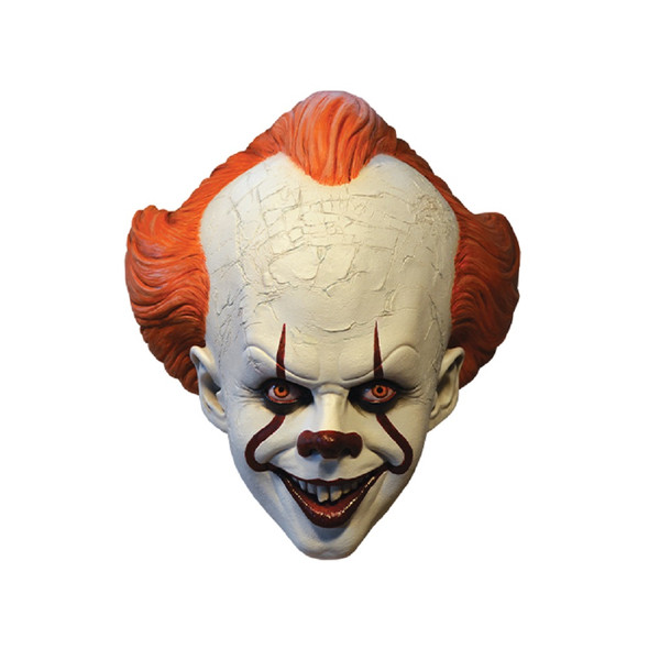 Trick Or Treat Studios IT Pennywise Latex Mask Scary Killer Clown Standard Adult