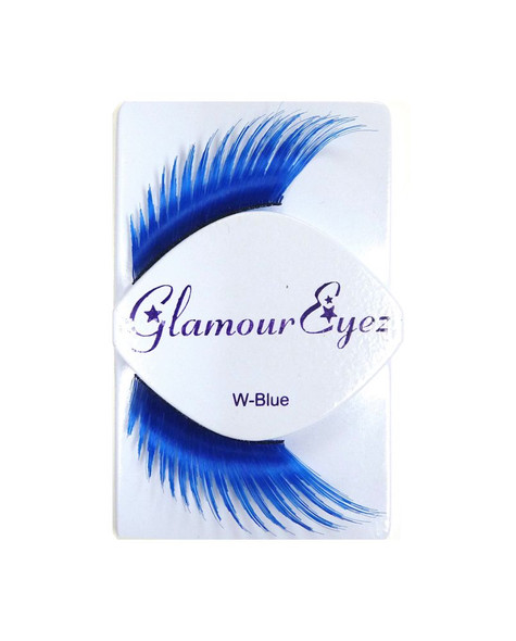 Glamour Eyez Wicked Blue Wing Tip Lashes Fake Eyelashes Adult Make Up