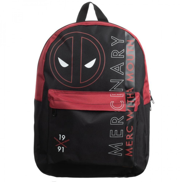 Bioworld Deadpool Mercenary Mixblock Outline Artwork Backpack