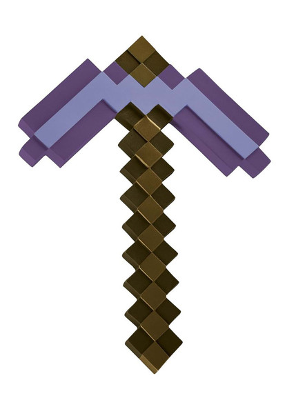  Disguise Minecraft Toy Weapon, Enchanted Purple Sword Costume  Accessory, Plastic Video Game Inspired Toy Replica, Purple, 20.25 Inch  Length : Clothing, Shoes & Jewelry
