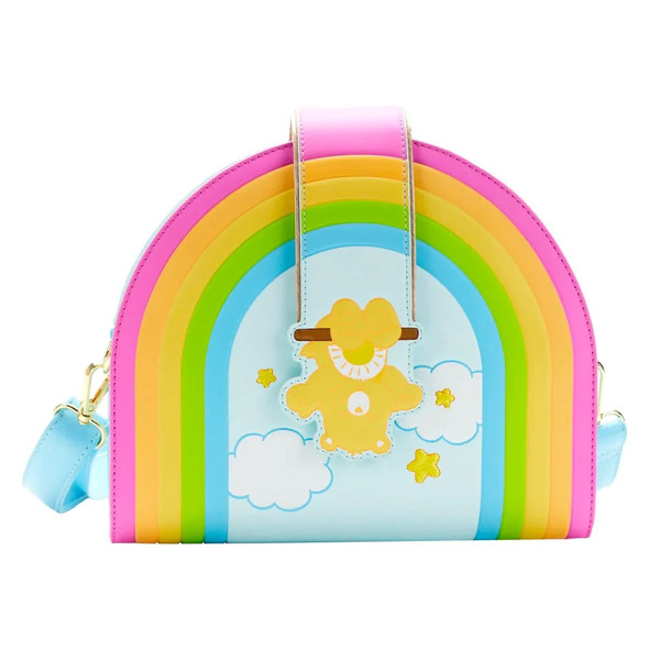 Loungefly Funshine Bear Carebears Rainbow Swing Crossbody Bag Purse Handbag