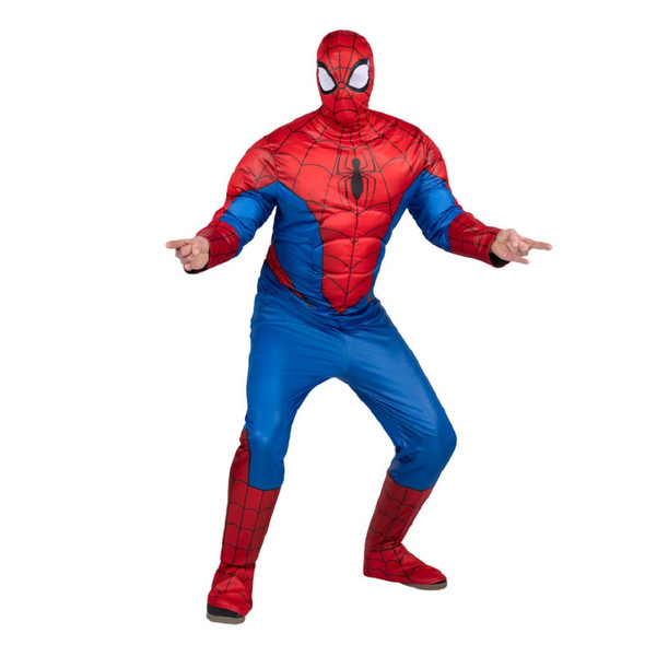 Marvel Comics Spider-Man Deluxe Adult Costume Jumpsuit Mask XL