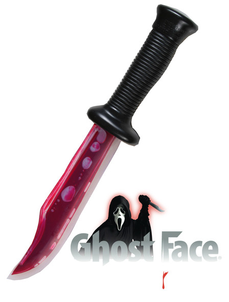 Scream 4 Ghost Face Bloody Knife Bleeding Horror Halloween Costume Scary Prop