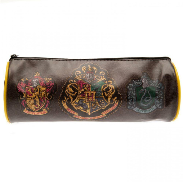 Official Harry Potter Hogwarts Barrel Shape Zipper Pencil Case