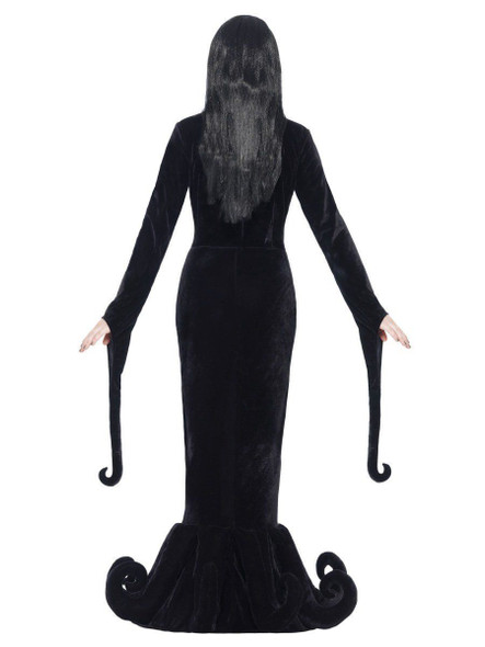 Deluxe Gothic Duchess of the Manor Costume Women's Black Fancy Dress SMALL 6-8