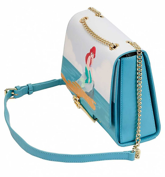 Loungefly Disney Little Mermaid Ariel Tritan's Gift Crossbody Bag Purse Handbag
