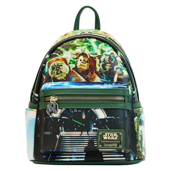 Loungefly Disney Star Wars Scene Return Of The Jedi Cosplay Mini Backpack Bag