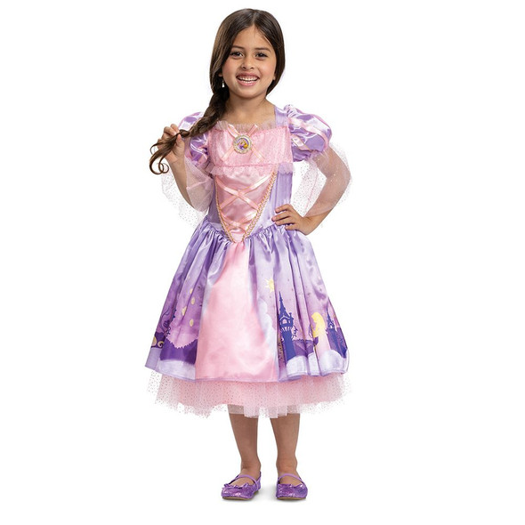 Disney Princess Rapunzel Tangled Girls Costume Dress Halloween Toddler 2T
